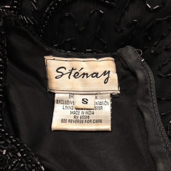 Vtg silk beaded short sleeve top India - Picture 4 of 11